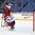 BUFFALO, NEW YORK - DECEMBER 26: The Czech Republic's Daniel Kurovsky #15 watches this puck get past Russia's Vladislav Sukhachyov #30 during preliminary round action at the 2018 IIHF World Junior Championship. (Photo by Matt Zambonin/HHOF-IIHF Images)


